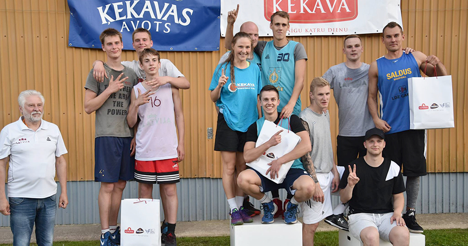 Ķekavas novada 3x3 basketbola sezona atklāta ar 52 komandu dalību