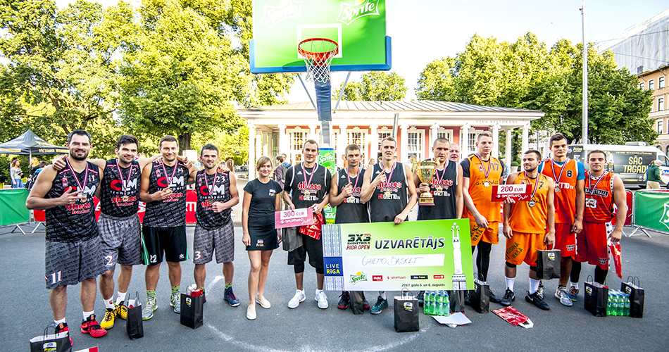 “Rīga Open” 3x3 basketbolā uzvar “Ghetto Basket”, “MILF”, “Trešais asums” un “BBB”