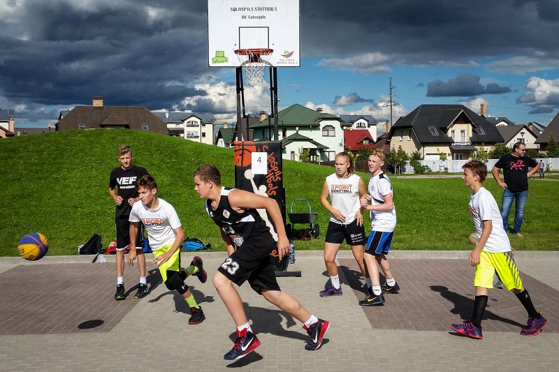 Salaspils 3x3 basketbola sezonas noslēguma posms 3. septembrī