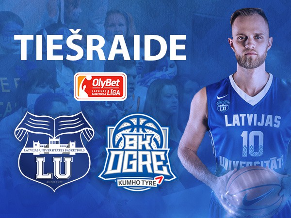 Video: Tiešraide: OlyBet LBL plkst.17:00: Latvijas Universitāte - BK Ogre/Kumho Tyre