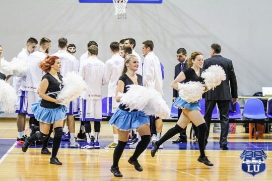 Foto: LU studenti gadā noslēdzošajā mājas spēlē piekāpjas 