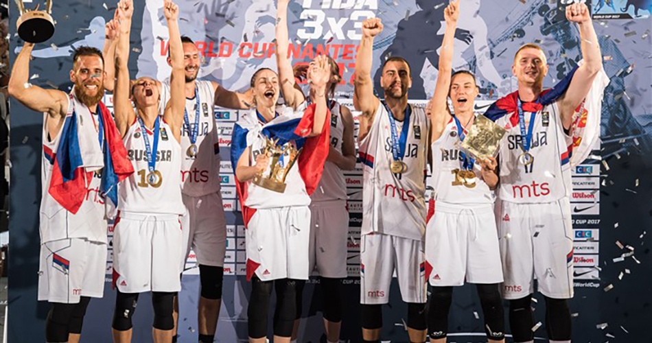 Par pasaules 3x3 basketbola čempioniem kļūst serbi un krievietes