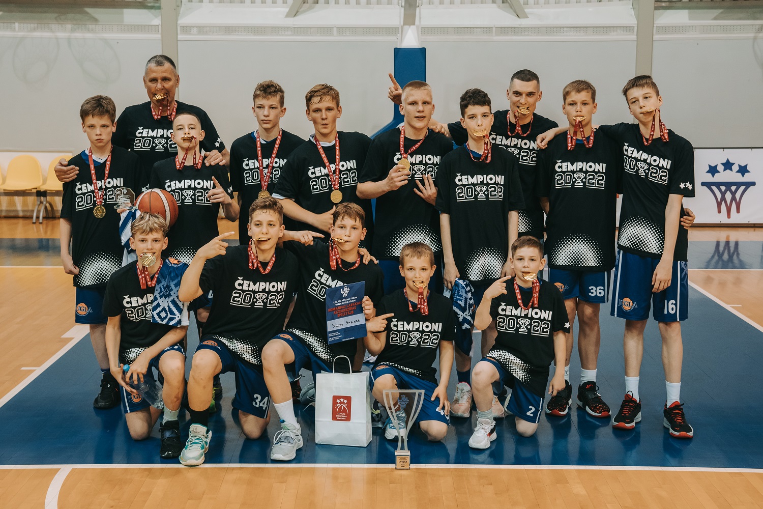 LJBL fināli: U13 grupā tituli “Centra” meitenēm un “Juglas” puišiem