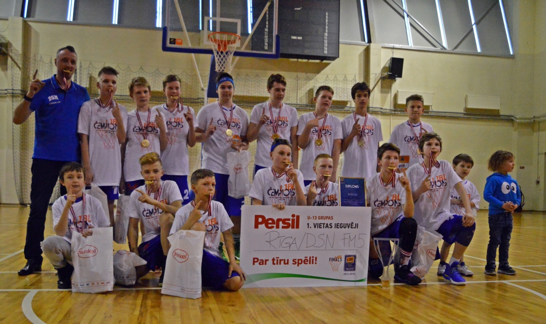 LJBL: Persil U13 grupās uzvar DSN puiši un 3.BJSS meitenes