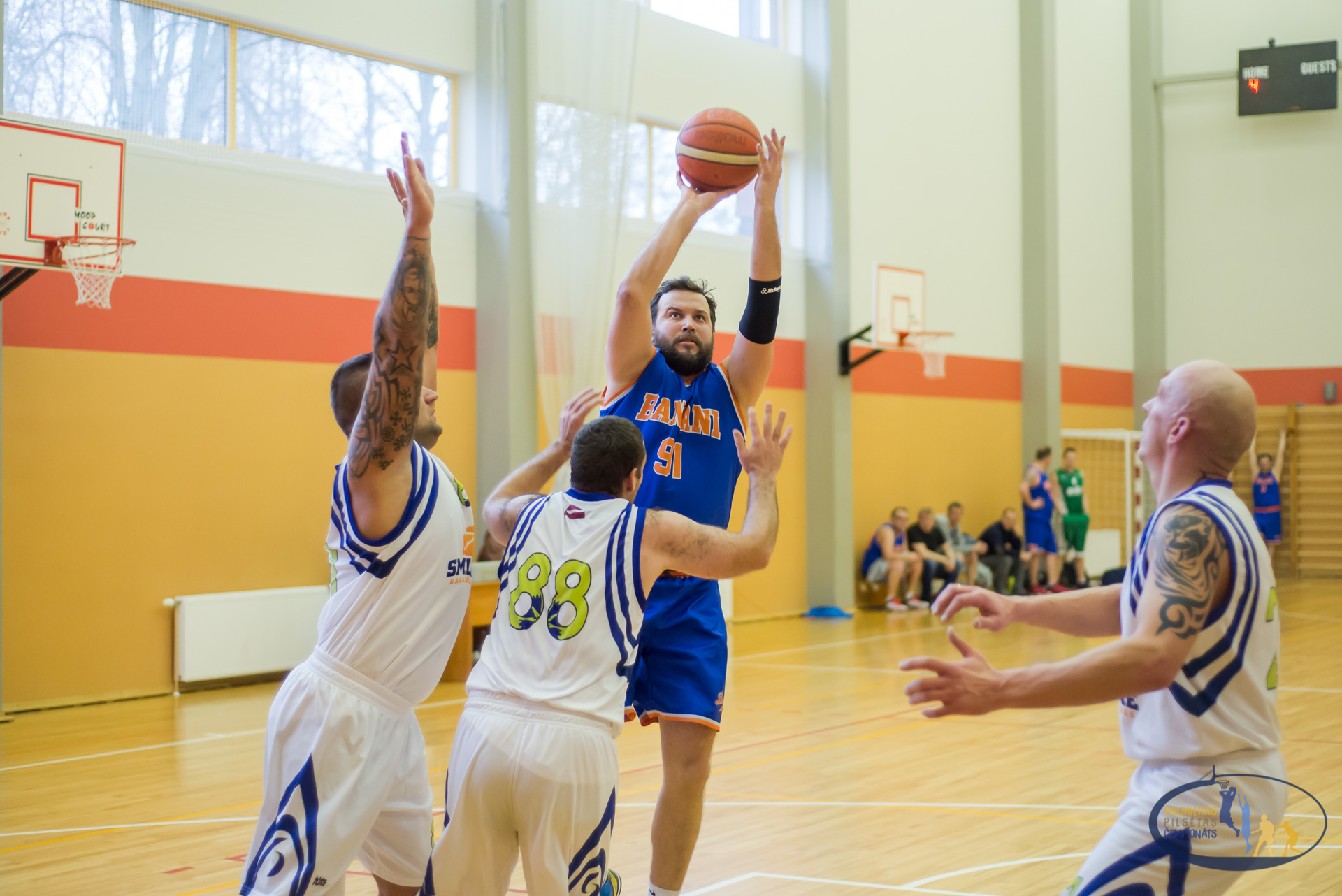 Valmieras pilsētas čempionātā basketbolā aizvadītas jau astoņas kārtas