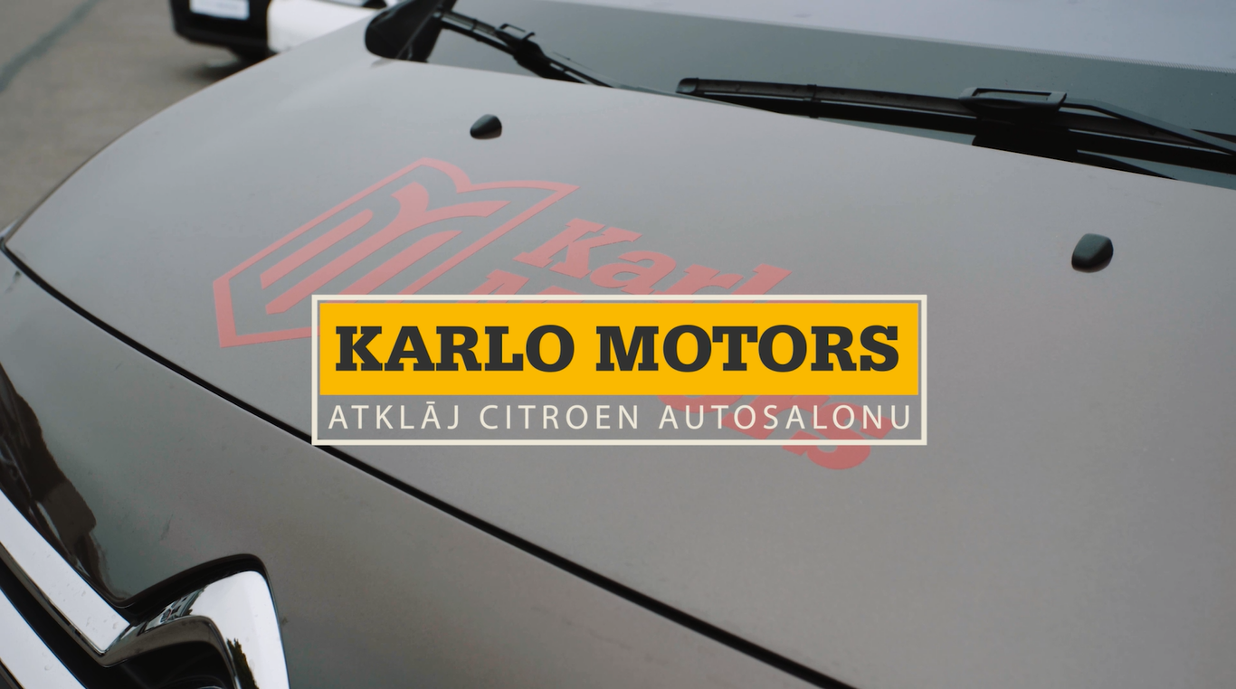 VIDEO: Karlo Motors atklāj Citroen autosalonu