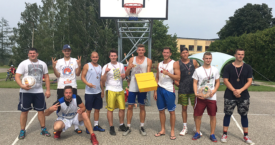 Jāņa Ābola 3x3 basketbola komanda uzvar Krimuldas novada sporta svētkos