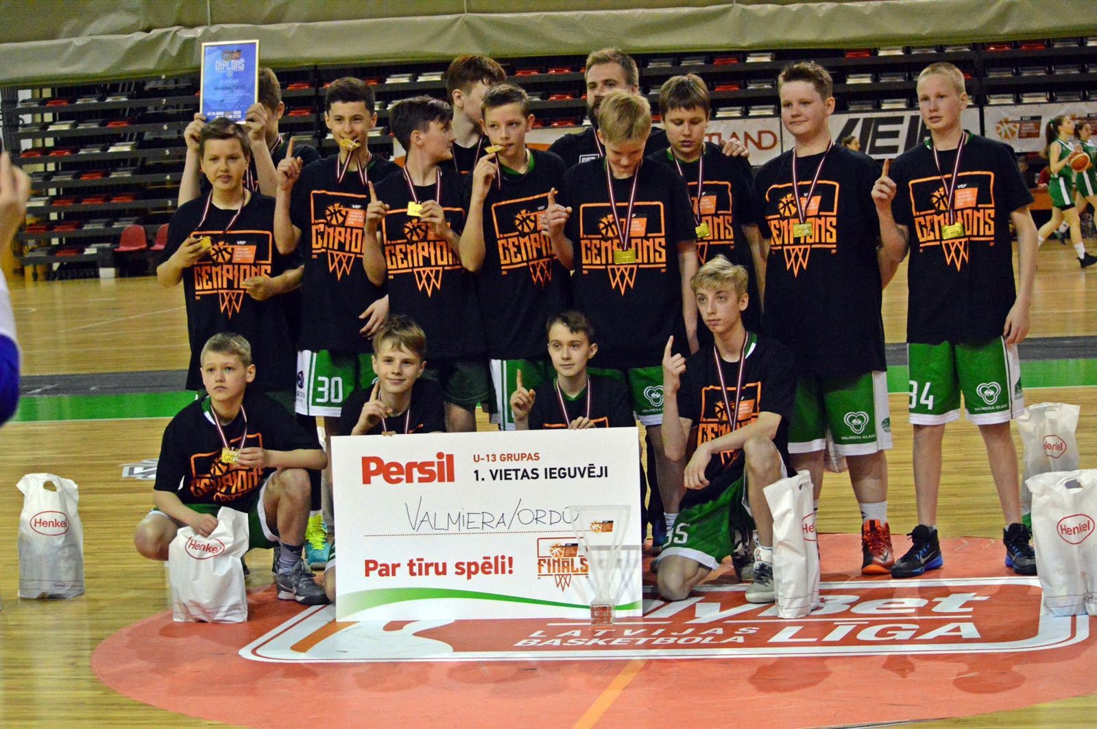 VEF LJBL: Persil U13 grupās uzvar valmierieši un daugavpilietes