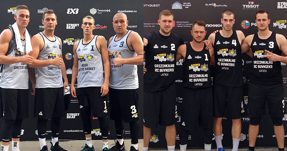 Abas Latvijas 3x3 komandas “Tinkoff Moscow Open” ceturtdaļfinālā