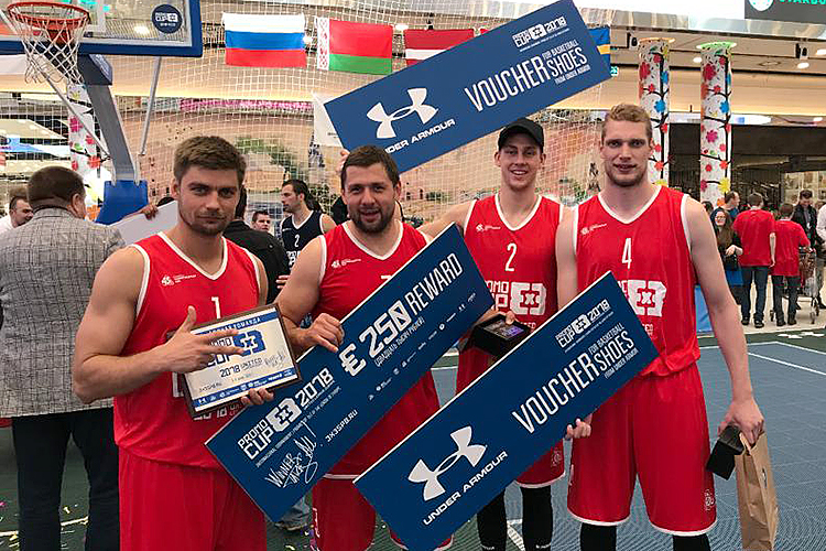 “Ghetto Family” 3x3 basketbolistiem 3. vieta FIBA “Satellite” Sanktpēterburgā