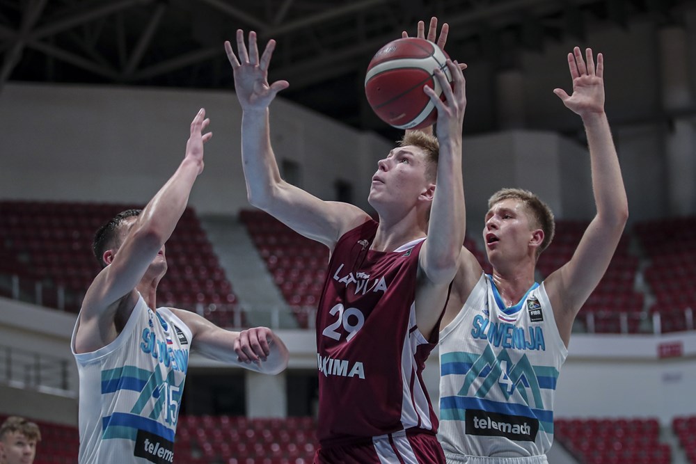 U18 Challenger (vīrieši): zaudējums Slovēnijai, trešdien plkst.21 ar Čehiju