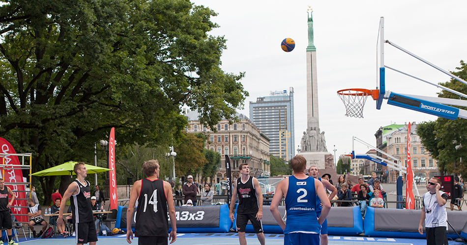 5. un 6. augustā pie Brīvības pieminekļa “Riga Open” 3x3 basketbolā