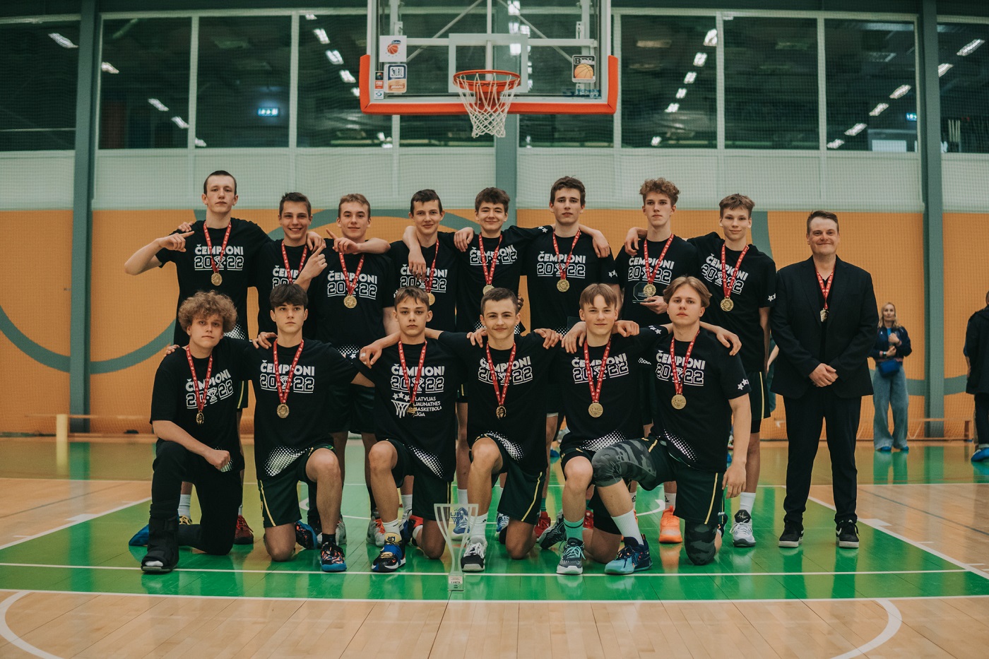 U16 puiši: čempionu tituls Mārupes SC basketbolistiem