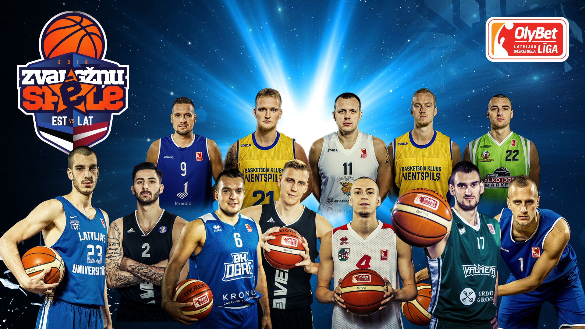 Zvaigžņu spēle: plkst.18:30 OlyBet LBL pret Igaunijas līgas izlasi (Best4sport TV tiešraide) 