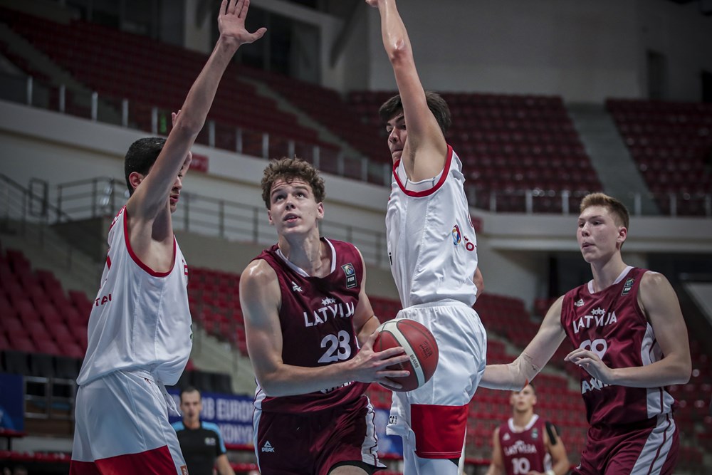 U18 Challenger (vīrieši): uzvara pār Turciju, svētdien plkst.15 ar Poliju