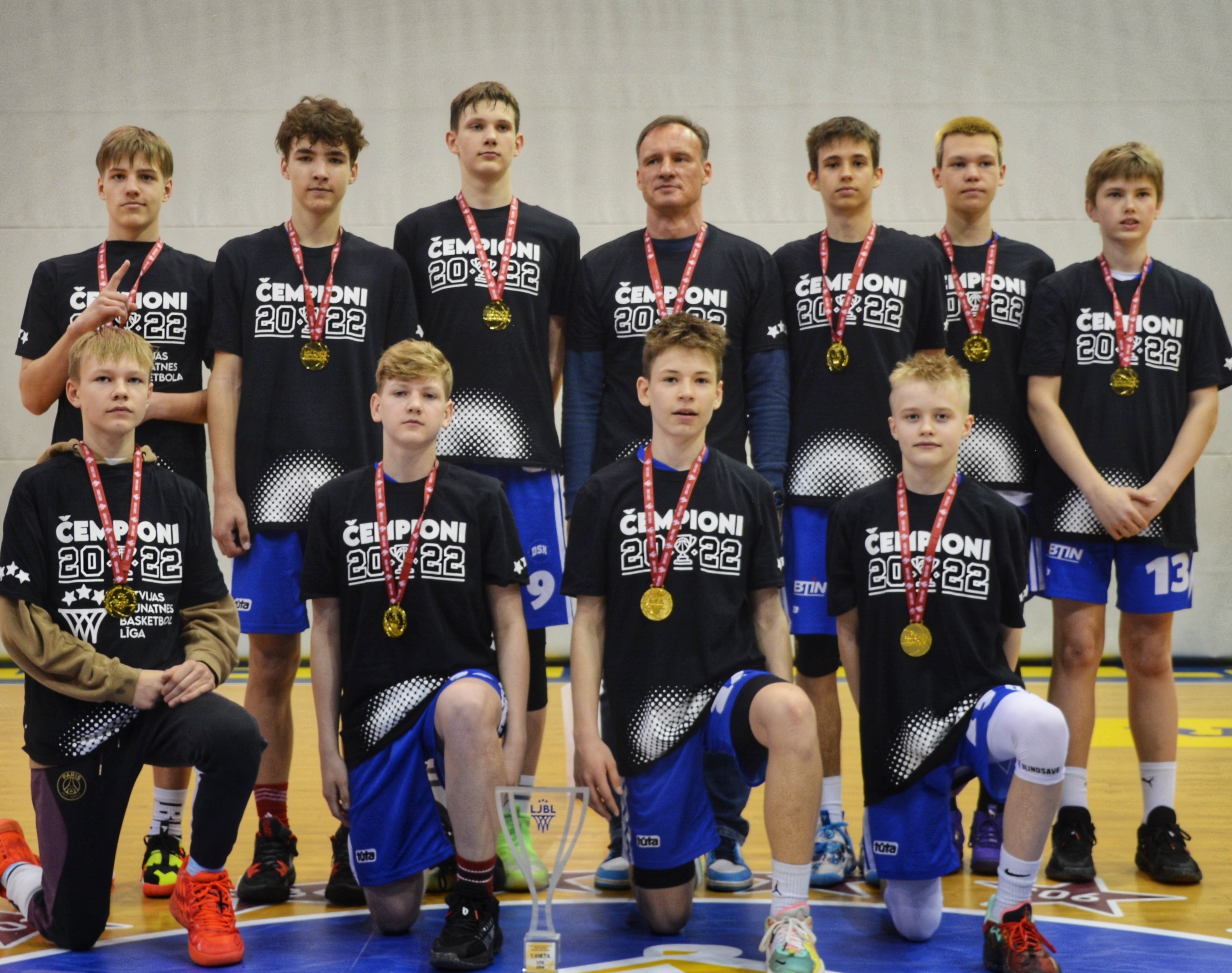 U15 puiši: čempionu tituls BJBS 