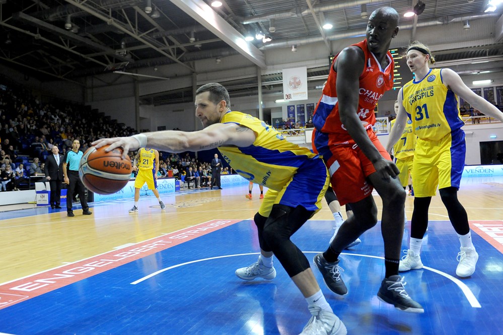 Čempionu līga: BK “Ventspils” izcīna otro uzvar, pieveicot Francijas čempionus