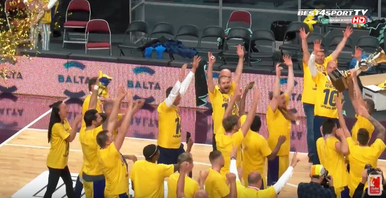 Video: kā BK Ventspils kļuva par desmitkārtējiem Latvijas čempioniem!