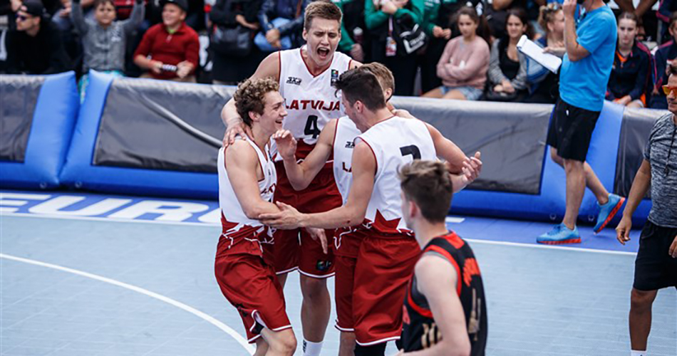 Svētdien Latvijas 3x3 basketbola izlases turpinās cīņu par Eiropas U18 kausa finālturnīru