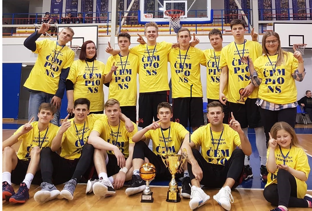 Ventspils čempionātā  pirmo reizi uzvar Ventspils Tehnikums 