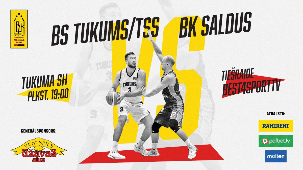 Latvijas basketbola Užavas kauss: piektdien atklāšanas spēle Tukumā 