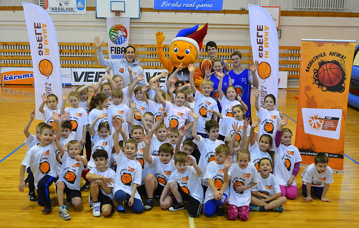 „Basketbols aicina” pasākums Krāslavā