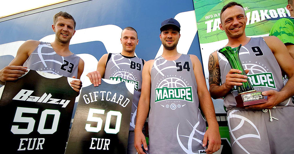 Četrām 3x3 basketbola komandām godalgotas vietas “Tallinn Open”