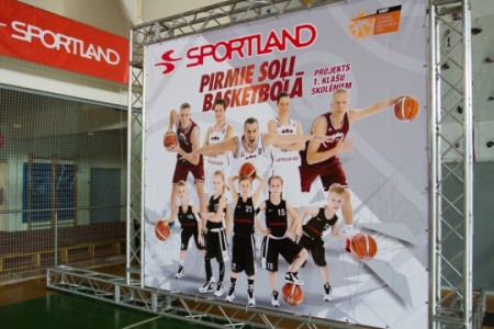 Foto: Sportland pirmie soļi basketbolā Madonā