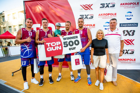 “Top Gun” Ventspilī labākie “3x3 Jelgava” un “BS Rīga” jaunie talanti