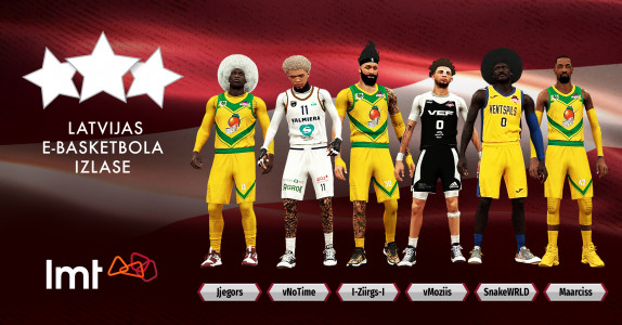 Latvijas e-basketbola izlase piektdien startēs “FIBA Esports Open III”