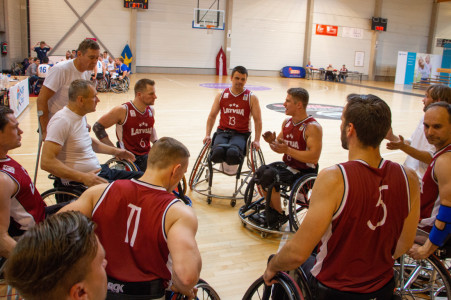 Latvijas ratiņbasketbolistu izlase startēs Eiropas čempionātā