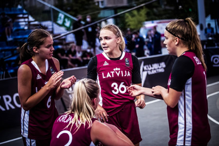 3x3: U18 Pasaules kausā Latvijas meitenēm otrā uzvara