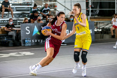 3x3 basketbols: U23 Nāciju līgā trešā un ceturtā pozīcija