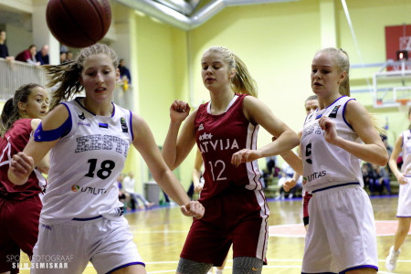 U16 meitenes: Baltijas kausa izcīņā uzvara un zaudējums