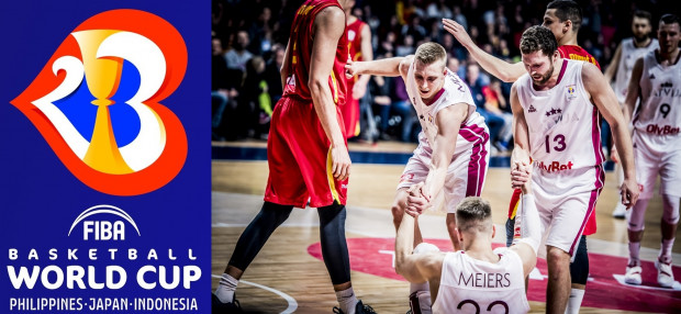 FIBA Pasaules kauss’2023: otrdien plkst.13 kvalifikācijas grupu izloze; Latvijas valstsvienība 4. grozā