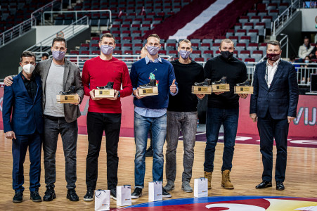 Gada balvas basketbolā: trijās nominācijās sumināti olimpiskie čempioni