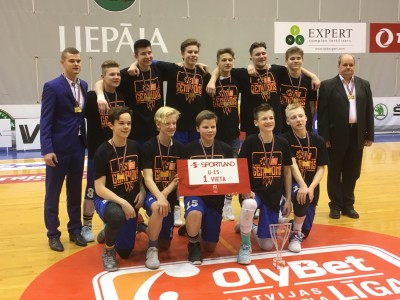 VEF LJBL fināli'2017: Sportland U15 puišu grupā uzvar 