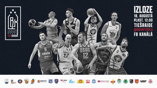 Latvijas kauss: pieteikusies 21 komanda, trešdien plkst.12 izloze. Tiešraide @basketbols facebook kanālā