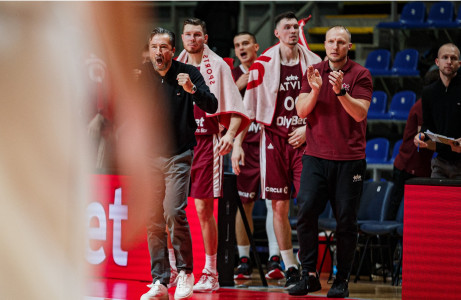 Vīriešu valstsvienība: spēlēm ar Beļģiju reģistrēti 24 basketbolisti