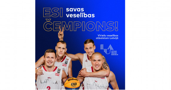 Urologi un 3x3 basketbolisti aicina – esi savas veselības čempions!