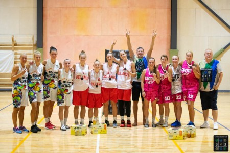 Garkalnes novada Dāmu kausā uzvar Baltkrievijas 3x3 basketbolistes