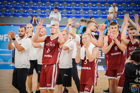 U20 vīrieši: uzvara pār Ungāriju, piektdien 15:45 ceturtdaļfināls ar Serbiju