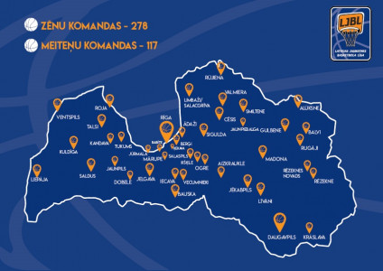 LJBL: sākas cīņa par 14 valsts čempionu tituliem