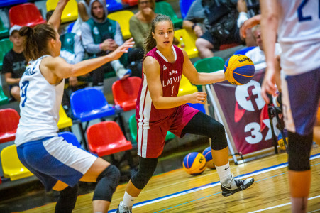 Latvijas un Polijas 3x3 basketbolistes 31. jūlijā Ogres “Top Gun” cīnīsies par 500 eiro naudas prēmiju