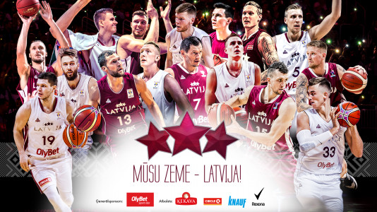 Digitālā tikšanās ar vīriešu basketbola valstsvienību “Mūsu zeme – Latvija!” - pirmdien plkst.11