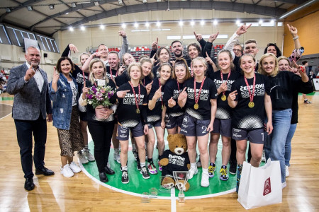 U14 meitenes - čempionu tituls Bertānu Valmieras BS komandai