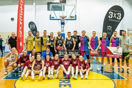 Vācijas 3x3 basketbolisti Kandavā izcīna ceļazīmi uz FIBA 