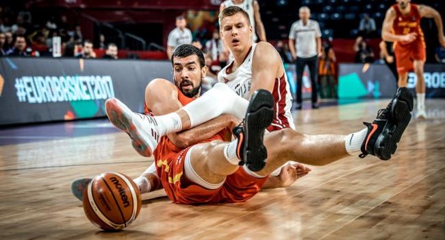 Latvijas valstvienība EuroBasket2017 izslēgšanas spēlēs Stambulā