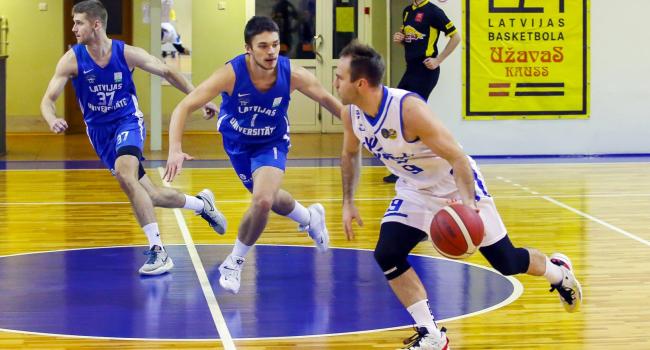 Latvijas Univerisitāte iekļūst Latvijas Basketbola Užavas kausa pusfinālā 