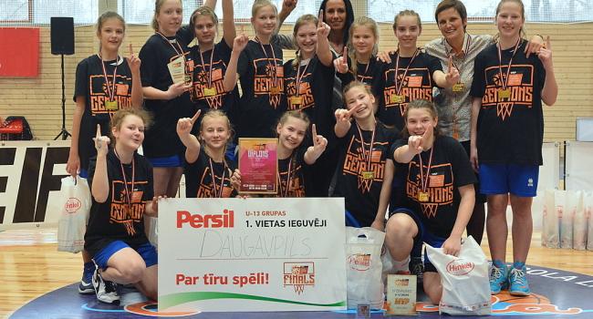 Persil U13 grupās uzvar valmierieši un daugavpilietes